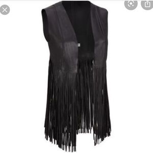 NWT LaMarque Collections Leather Vest-M
